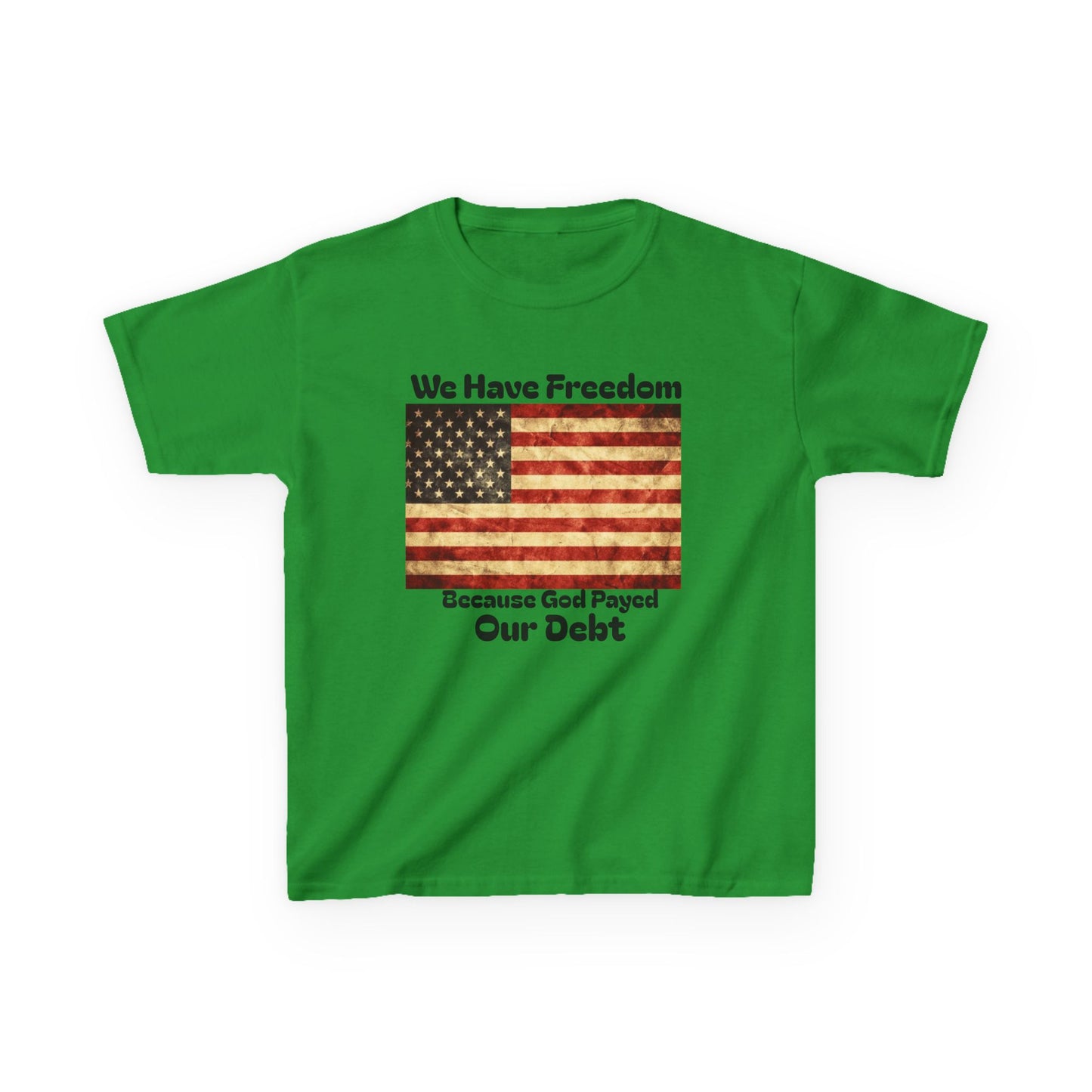 God Bless America Shirt, Kids Independence Day Apparel, Fun Casual Wear