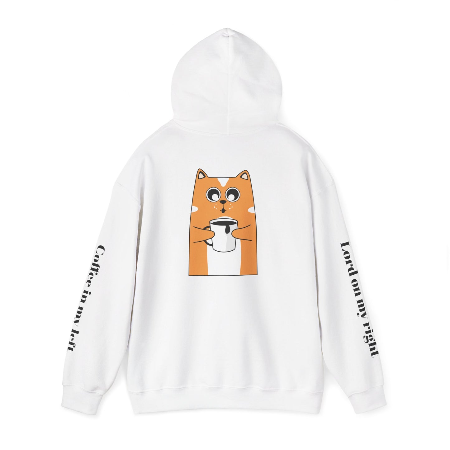 Hooded Sweatshirt - Madea and Jesus and Coffee Design