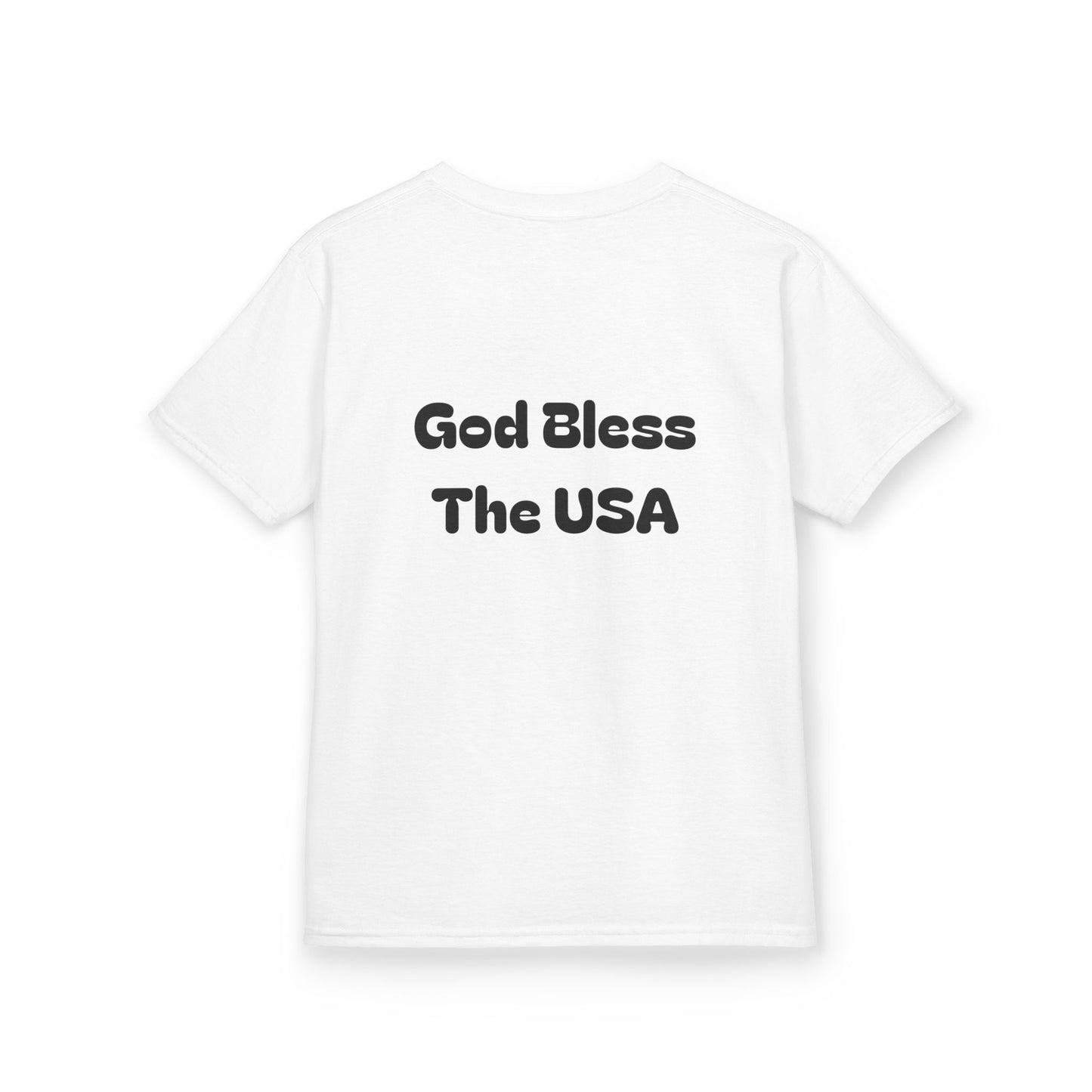 God Bless America Shirt, Kids Independence Day Apparel, Fun Casual Wear