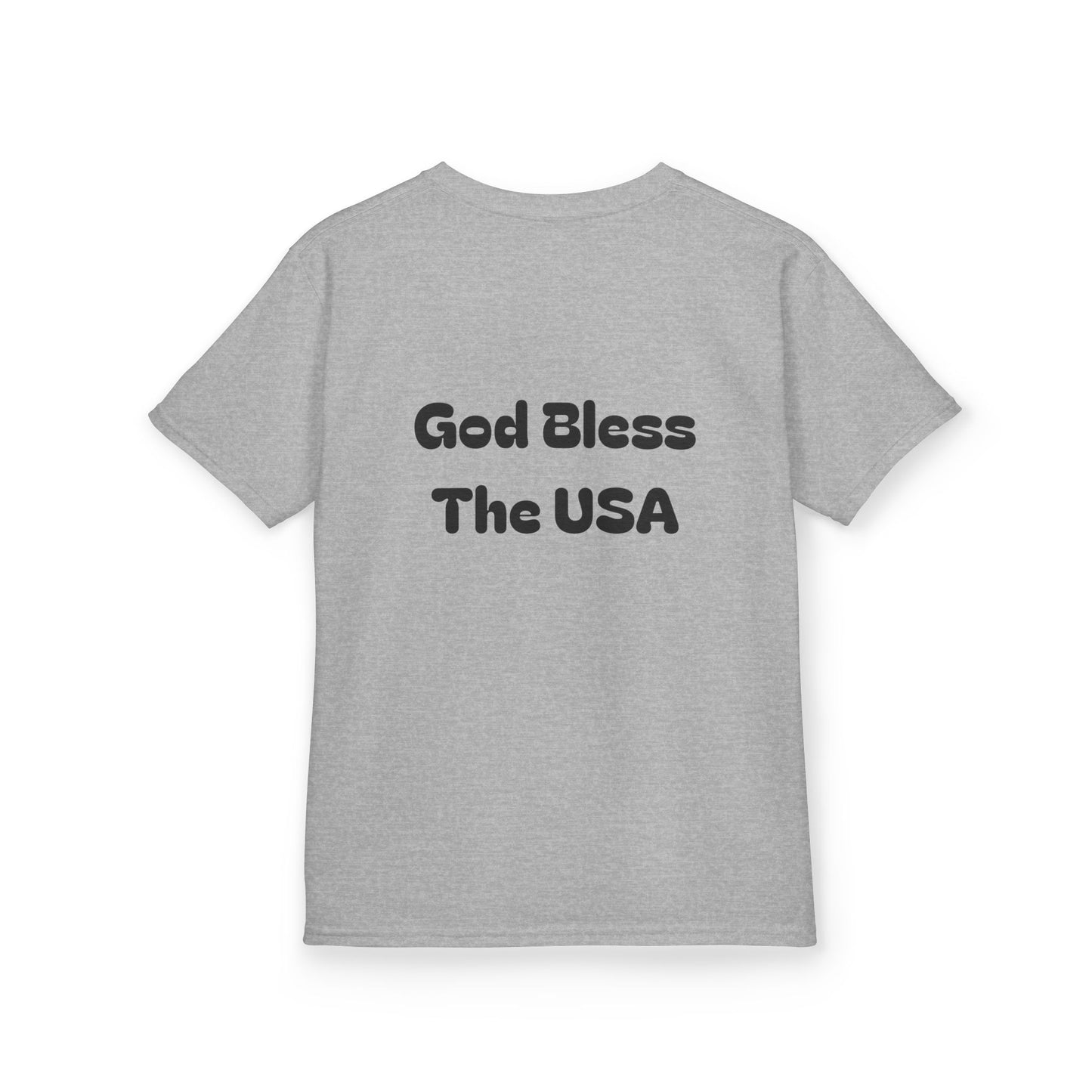 God Bless America Shirt, Kids Independence Day Apparel, Fun Casual Wear