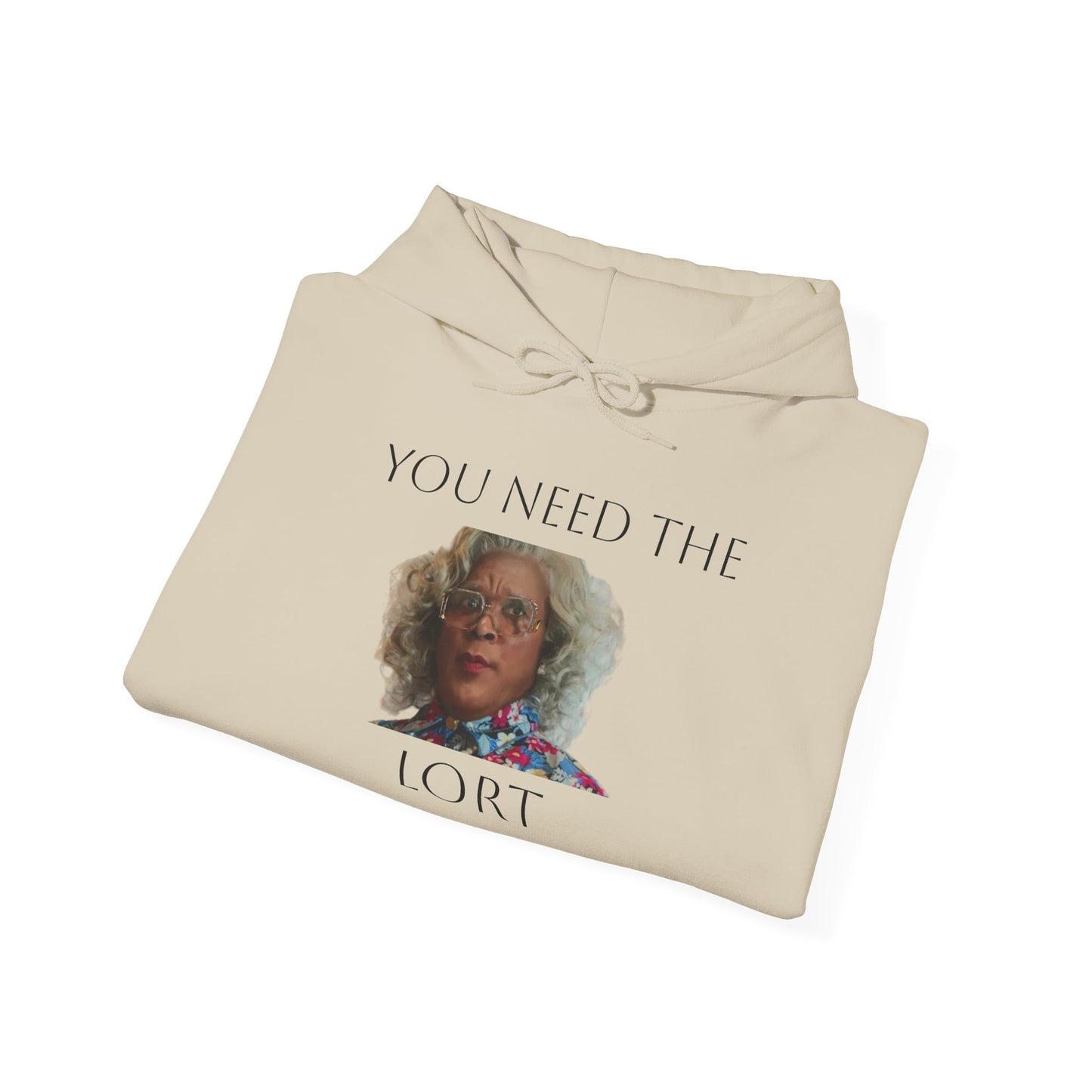 Hooded Sweatshirt - Madea and Jesus and Coffee Design