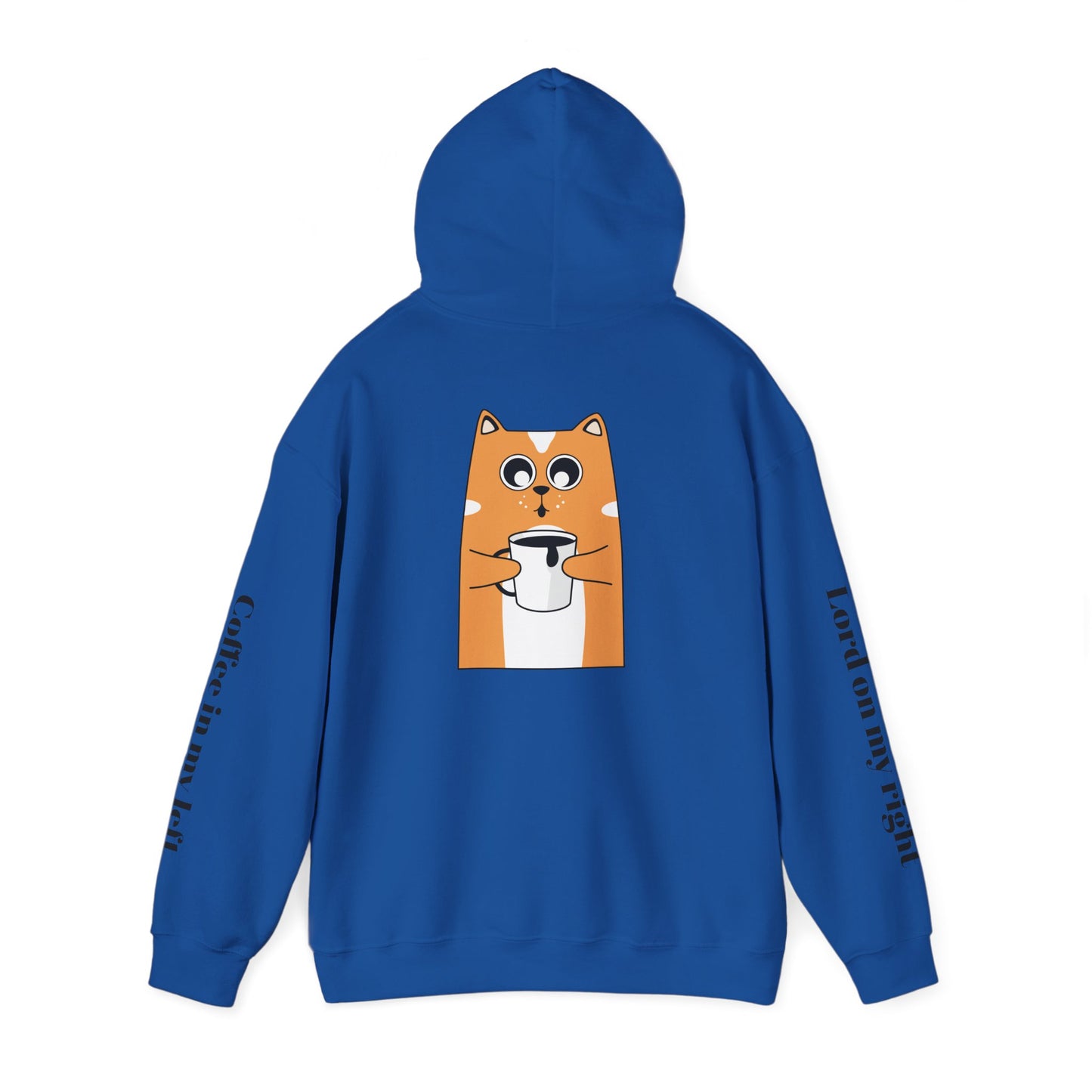 Hooded Sweatshirt - Madea and Jesus and Coffee Design