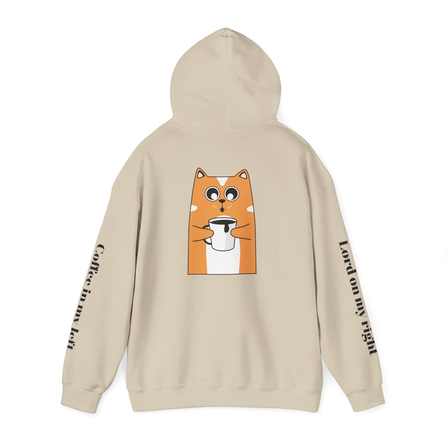 Hooded Sweatshirt - Madea and Jesus and Coffee Design