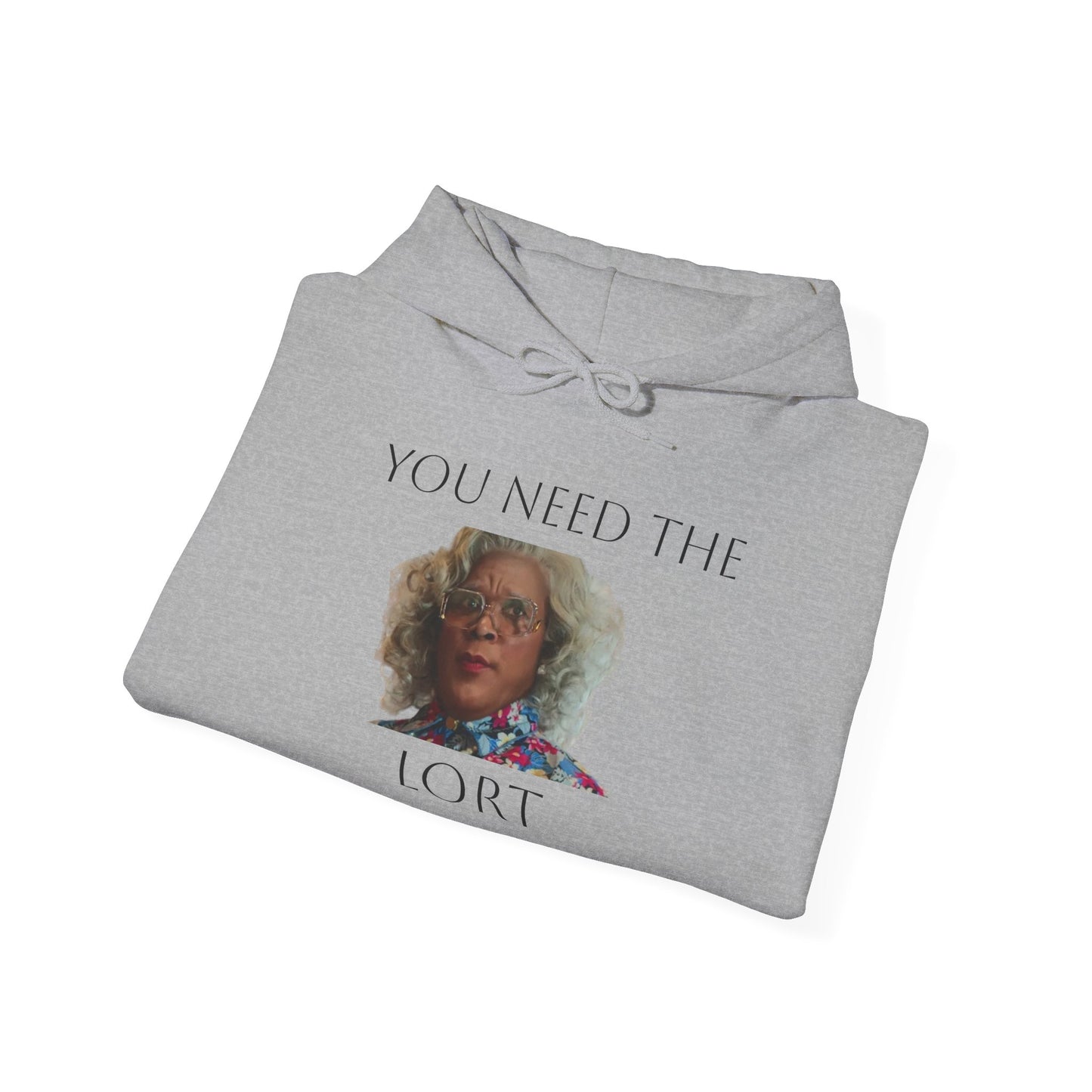 Hooded Sweatshirt - Madea and Jesus and Coffee Design