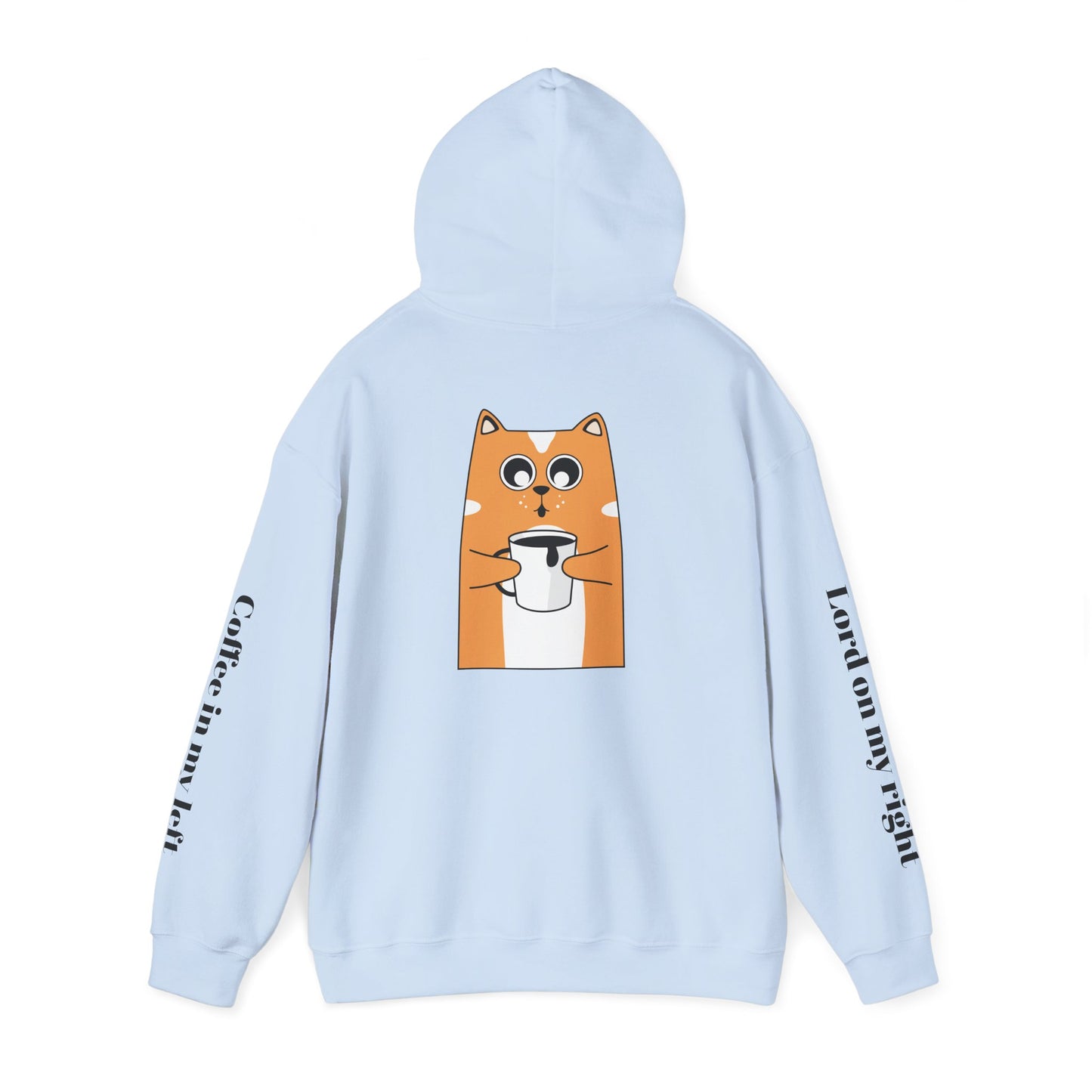 Hooded Sweatshirt - Madea and Jesus and Coffee Design