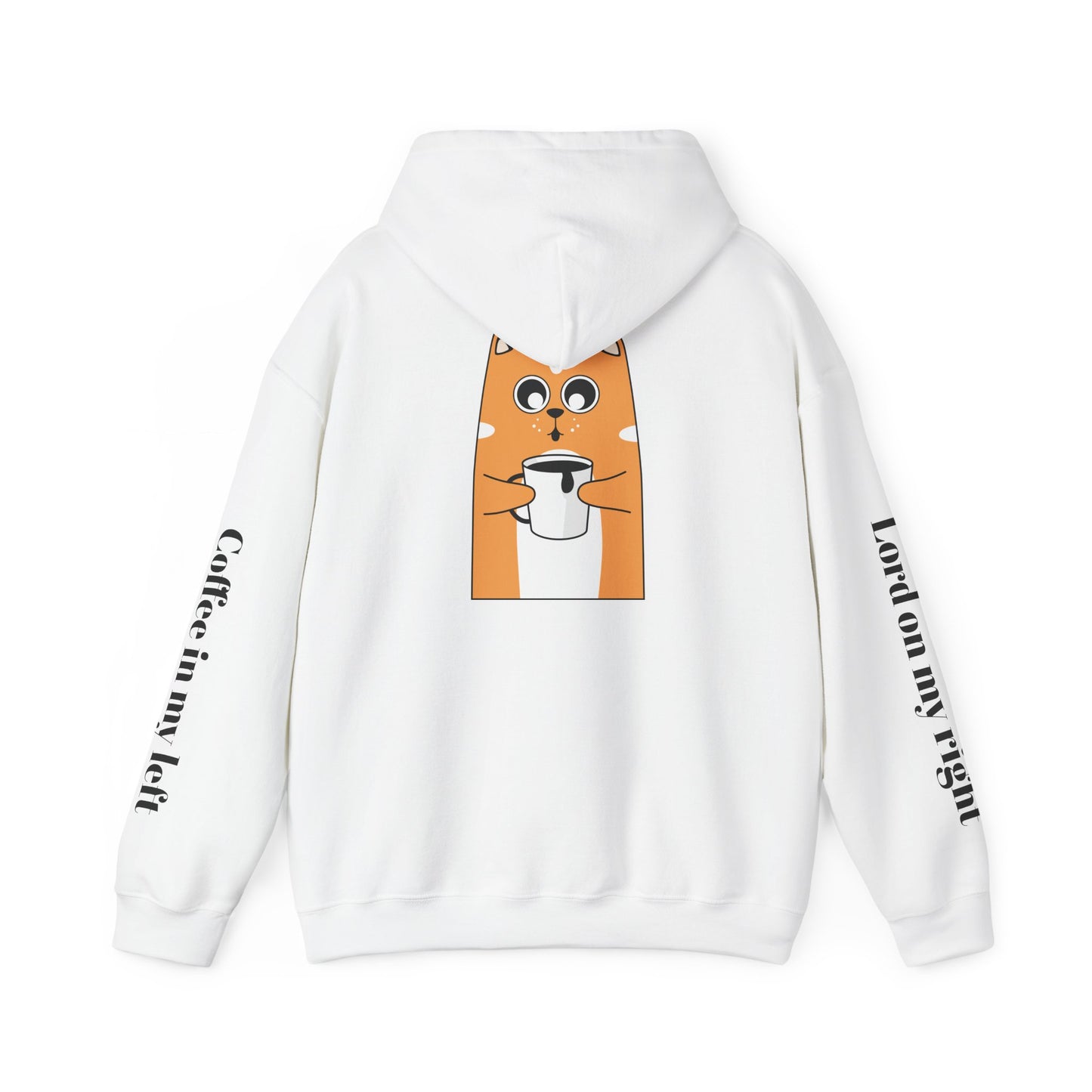 Hooded Sweatshirt - Madea and Jesus and Coffee Design