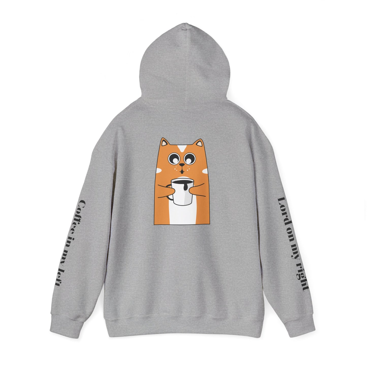 Hooded Sweatshirt - Madea and Jesus and Coffee Design