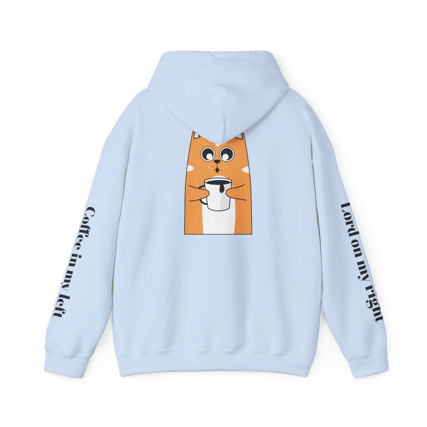Hooded Sweatshirt - Madea and Jesus and Coffee Design