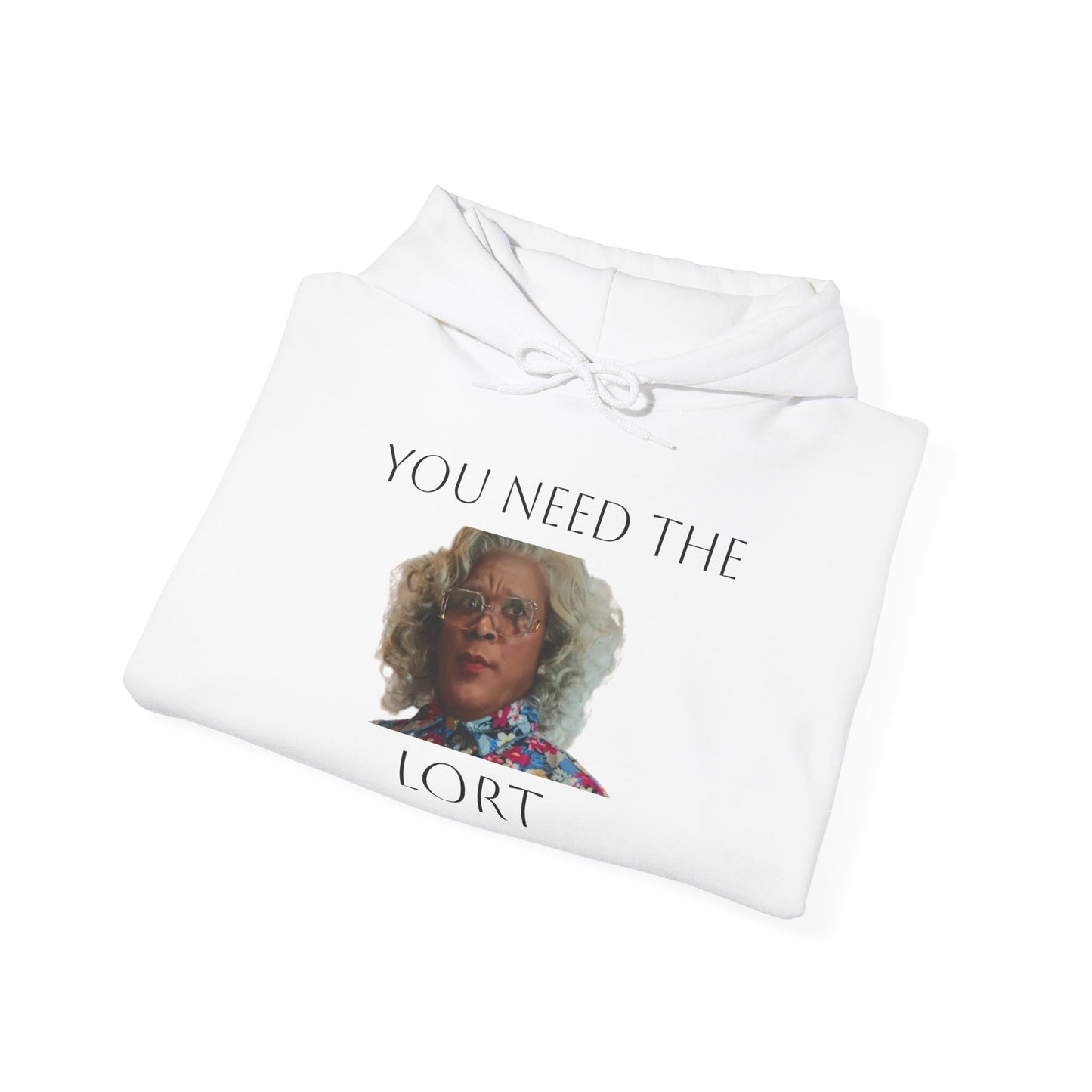 Hooded Sweatshirt - Madea and Jesus and Coffee Design