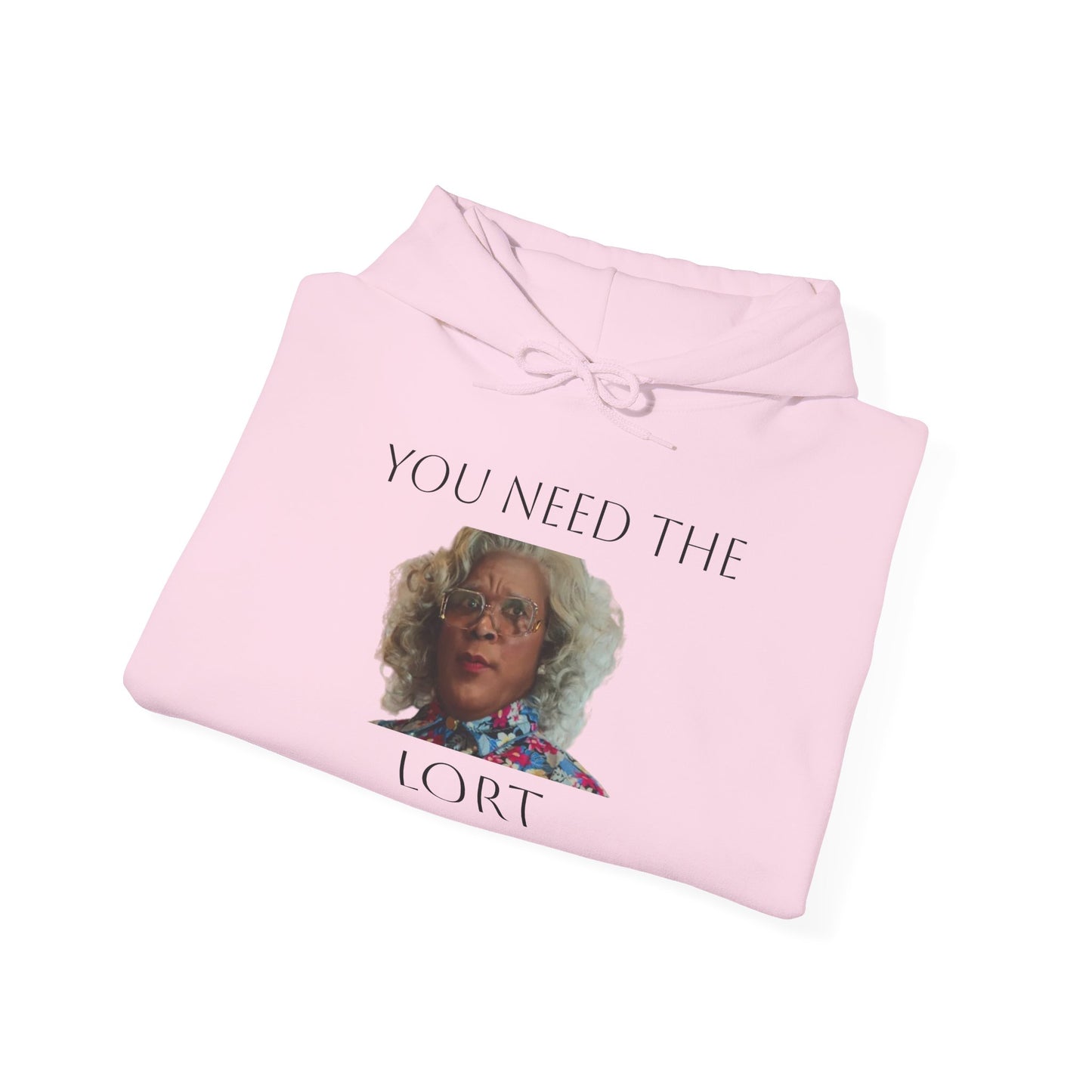 Hooded Sweatshirt - Madea and Jesus and Coffee Design