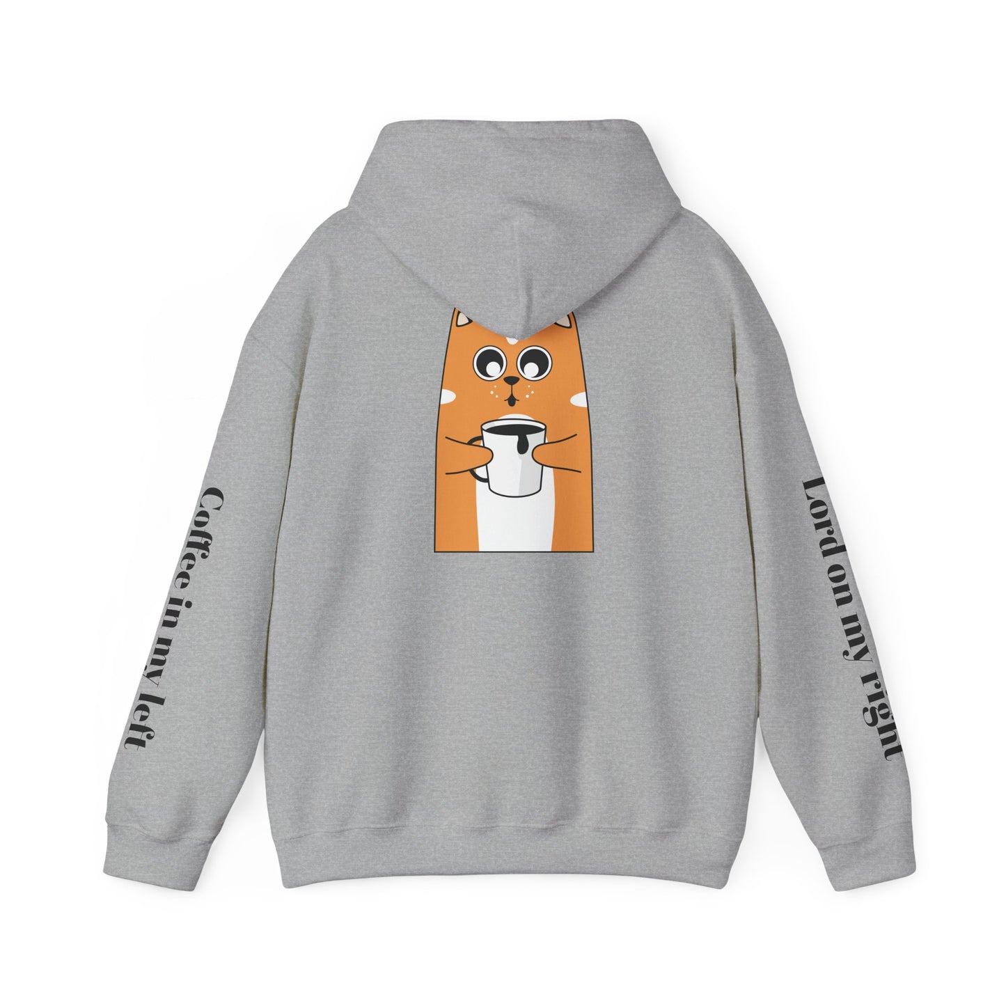 Hooded Sweatshirt - Madea and Jesus and Coffee Design