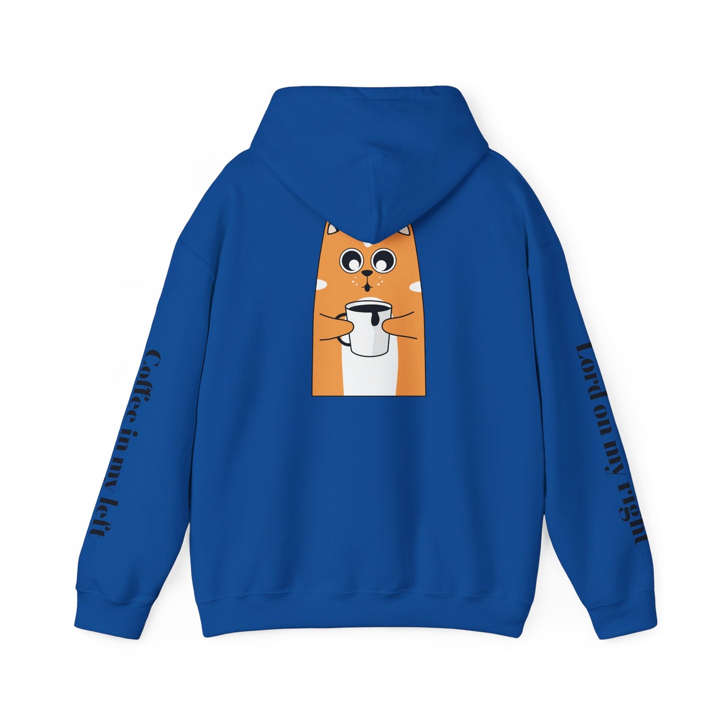 Hooded Sweatshirt - Madea and Jesus and Coffee Design