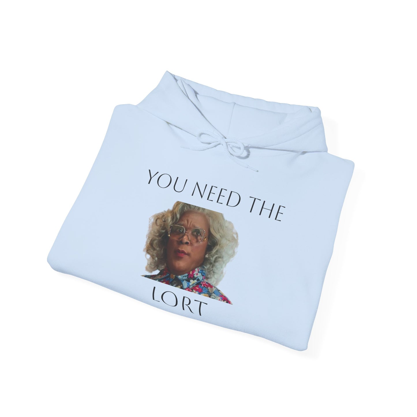 Hooded Sweatshirt - Madea and Jesus and Coffee Design
